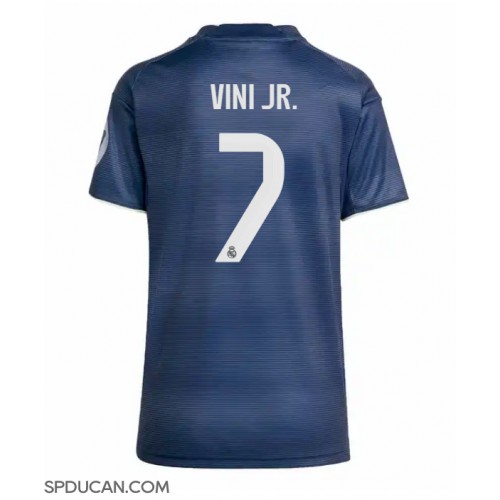Zenski Nogometni Dres Real Madrid Vinicius Junior #7 Gostujuci 2025-26 Kratak Rukav